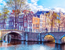 Каналы в Амстердаме, Нидерланды
