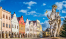 Главная площадь города Тельч, Чехия