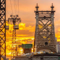 NYC Ed Koch Quensboro Bridge Sunsrise