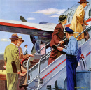Реклама American Airlines 1950 года