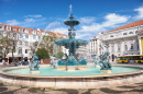 Площадь Росиу, Лиссабон, Португалия