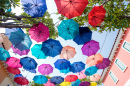 Разноцветные зонтики, Агеда, Португалия