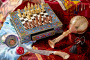 Узбекские шахматы ручной работы