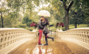 Влюбленная пара в Центральном парке, Нью-Йорк