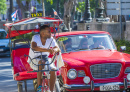 Кубинский рикша в Гаване