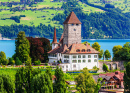 Замок Шпиц у Тунского озера, Швейцария