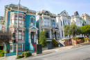 Викторианские дома в Сан-Франциско