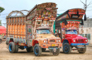 Украшенные грузовики в Пенджабе, Пакистан