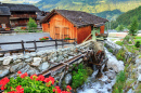 Старая лесопилка, деревня Гримнетц, Швейцария