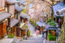Киото, Япония во время цветения сакуры