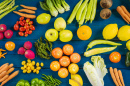 Свежие фрукты и овощи
