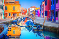 Цветные дома в Бурано, Венеция