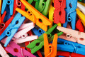 Красочные деревянные прищепки