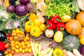 Много фруктов и овощей