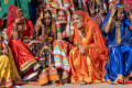 Молодые девушки в Пушкаре, Индия