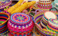 Плетеные сувенирные корзины, Куэнка, Эквадор