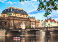 Мост и Национальный театр в Праге