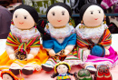 Куклы ручной работы на рынке в Эквадоре