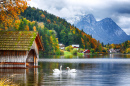 Озеро Грундльзее, австрийские Альпы
