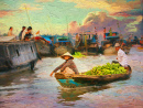 Вьетнамские продавцы фруктов