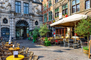 Уличное кафе в Генте, Бельгия