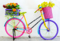 Цветочный велосипед