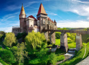 Замок Корвин с мостом, Румыния