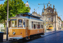 Поездка на трамвае в Порту, Португалия