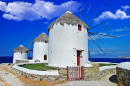 Ветряные мельницы острова Миконос, Греция