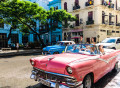 Винтажное такси в Гаване, Куба