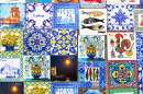 Сувенирные плитки в Лиссабоне, Португалия