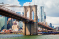 Вид на Манхэттен с Бруклинским мостом