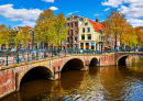 Канал в Амстердаме, Нидерланды