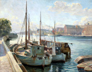 Лодки у набережной, Копенгаген