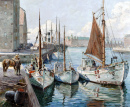 Рыболовные суда в гавани Копенгагена