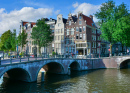 Амстердамский канал и летом