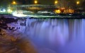 Американский водопад в ночное время