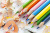 Заточенные разноцветные карандаши