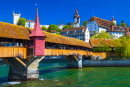 Мост Шпрайер в Люцерне, Швейцария