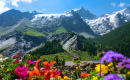 Живописный вид на французские Альпы