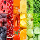 Красочные фрукты и овощи