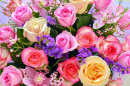 Цветочная композиция с розами