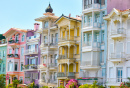 Красочные дома в Стамбуле