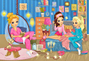 Девочки на пижамной вечеринке