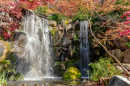 Осенний водопад в Рокфорде, штат Иллинойс