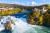 Вид с воздуха на Рейнский водопад