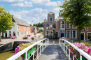 Живописный городок Доккум, Нидерланды