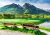 Деревянные скамейки на озере Хинтерзее, Альпы