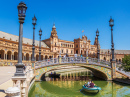 Каналы площади Испании в Севилье, Испания