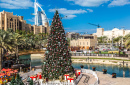 Рождественская елка в Дубае, ОАЭ